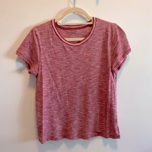 Madewell Perfect Vintage Tee - Red Stripes - Size L
